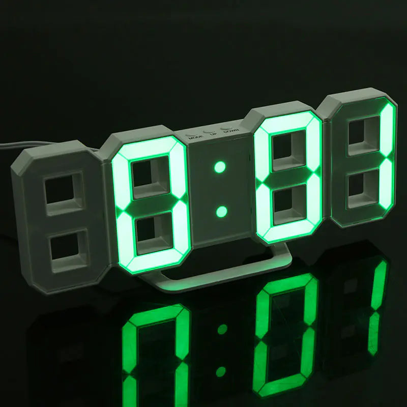 Horloge de bureau électronique à LED numérique