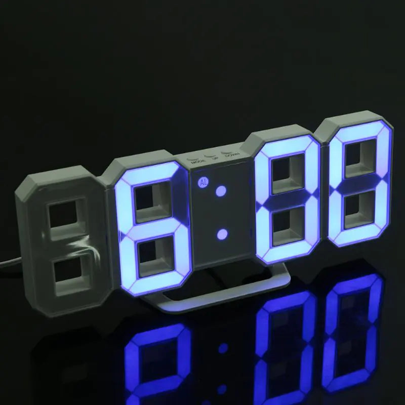 Horloge de bureau électronique à LED numérique