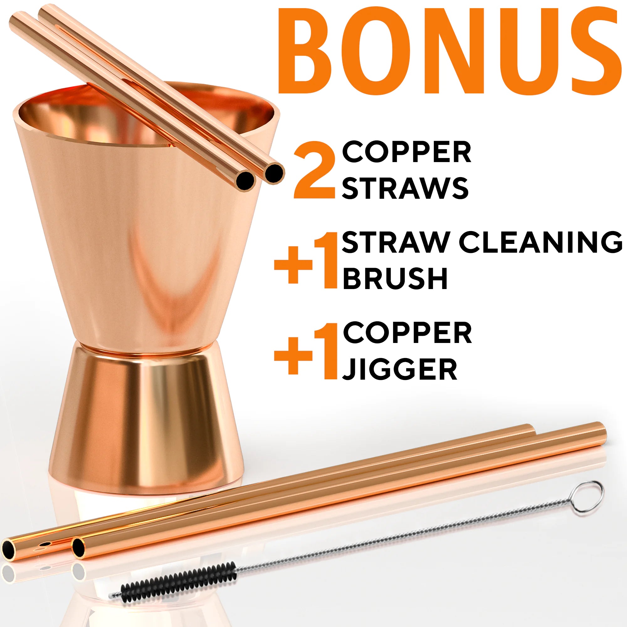 Moscow Mule Kupferbecher - 2er-Set - 100 % HANDARBEIT - Lebensmittelechte Becher aus reinem massivem Kupfer - 16 oz Geschenkset mit BONUS - Cocktail-Kupfer höchster Qualität