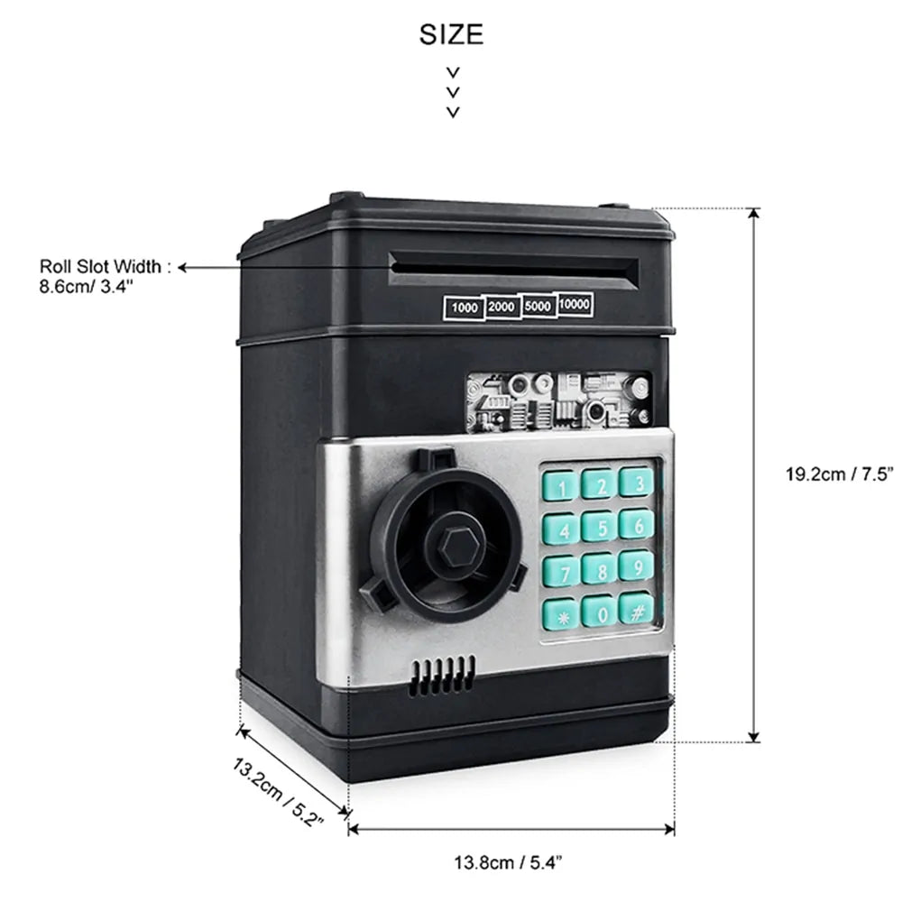 Electronic Piggy Bank ATM Money Box